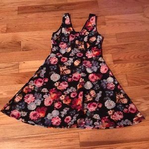 Dark Floral Dress